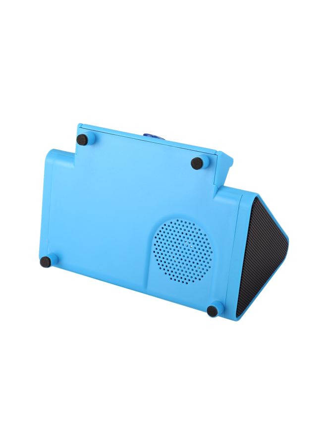 SY317A Portable Phone Stand Wireless Stereo Speaker Blue - Image 3