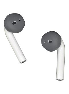 Generic 2-Piece Silicone Earphone Caps For Apple AirPods Grey  - Image 1