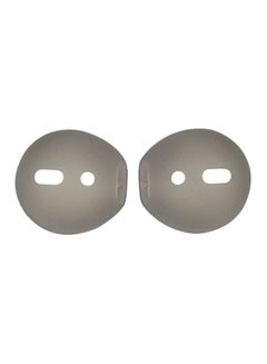 Generic 2-Piece Silicone Earphone Caps For Apple AirPods Grey  - Image 2