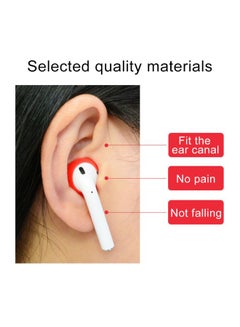 Generic 2-Piece Silicone Earphone Caps For Apple AirPods Grey  - Image 5