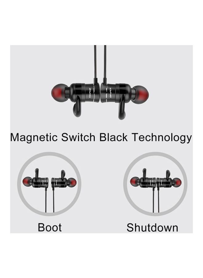 Awei AK5 Bluetooth In-Ear Headphones With Mic Black/Red - Image 5