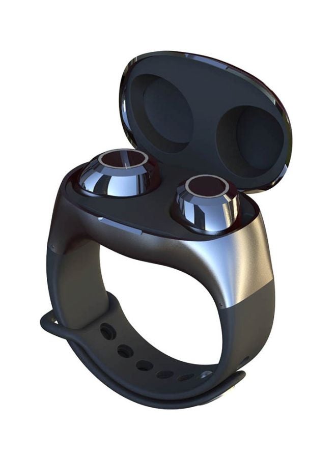 Bluetooth Wrist Earphone Black - Image 1