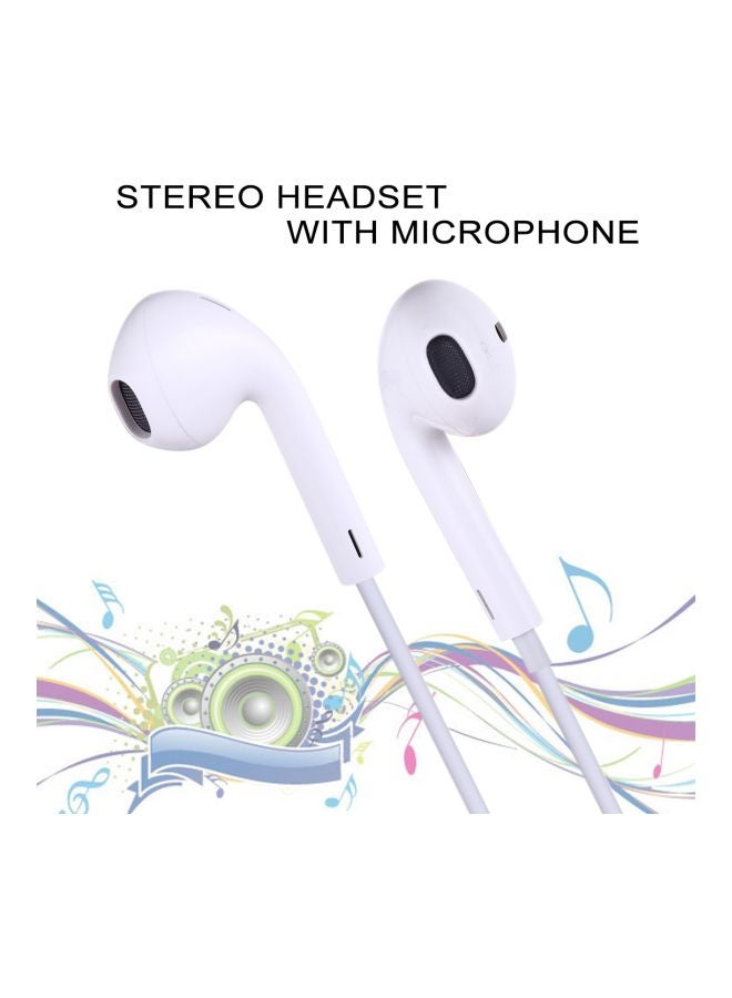 M27 In-Ear Wired Headphone With Mic White - Image 2