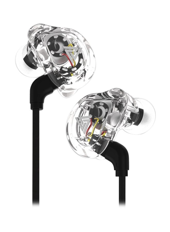 QKZ VK1 In-Ear Earphones With Mic Black  - Image 1