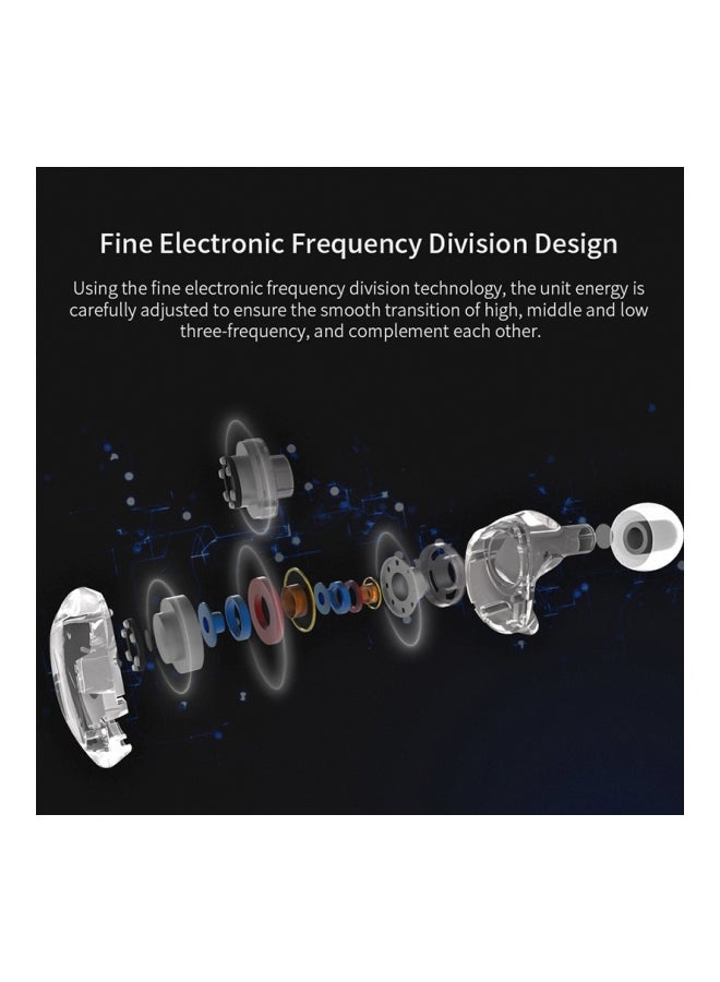 QKZ VK1 In-Ear Earphones With Mic Black  - Image 5