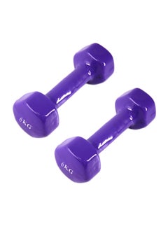 Set Of 2 Hexagonal Dumbbell 12kg