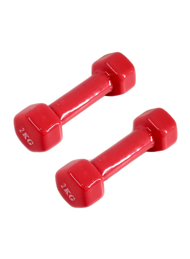 Generic Set Of 2 Hexagonal Dumbbell 4kg 