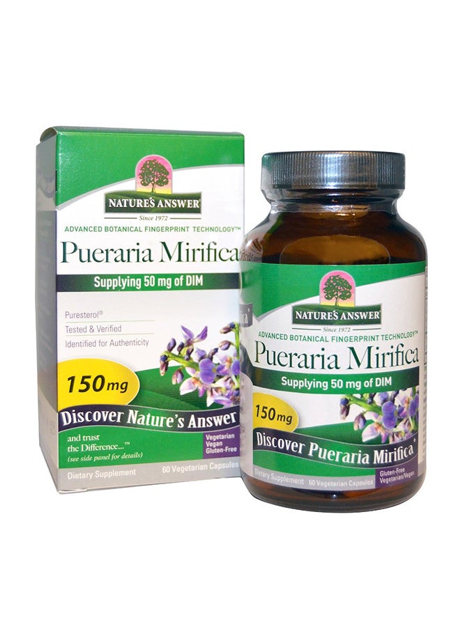 NATURE'S ANSWER Pueraria Mirifica - 60 Vegetarian Capsules 