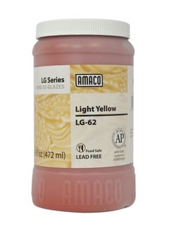 Amaco Light Yellow Low Fire Gloss Glaze Light Yellow 