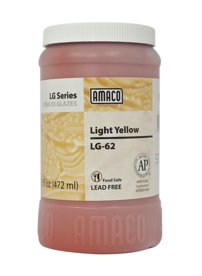 Light Yellow Low Fire Gloss Glaze Light Yellow