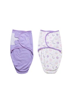 2-Piece Pattern Printed Comfortable Swaddle Set