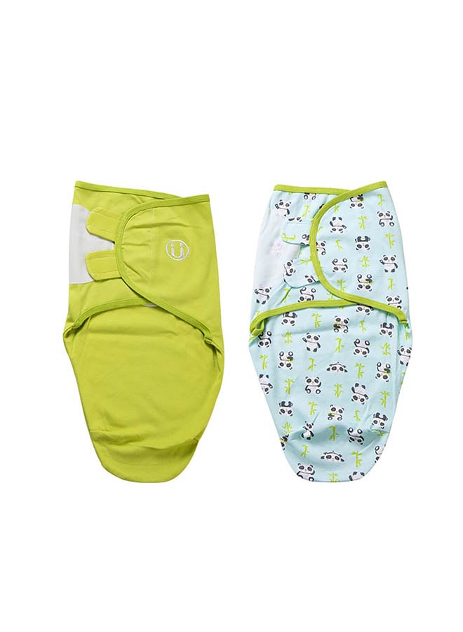 2-Piece Pattern Printed Comfortable Swaddle Set