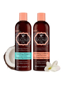 هاسك 2-Piece Coconut Oil Shampoo 355ml and Conditioner 355ml 