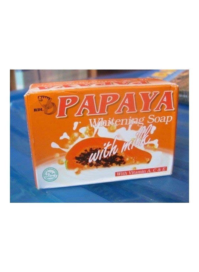 Papaya Whitening Soap With Milk 135grams - v1567243723/N29320325A_2