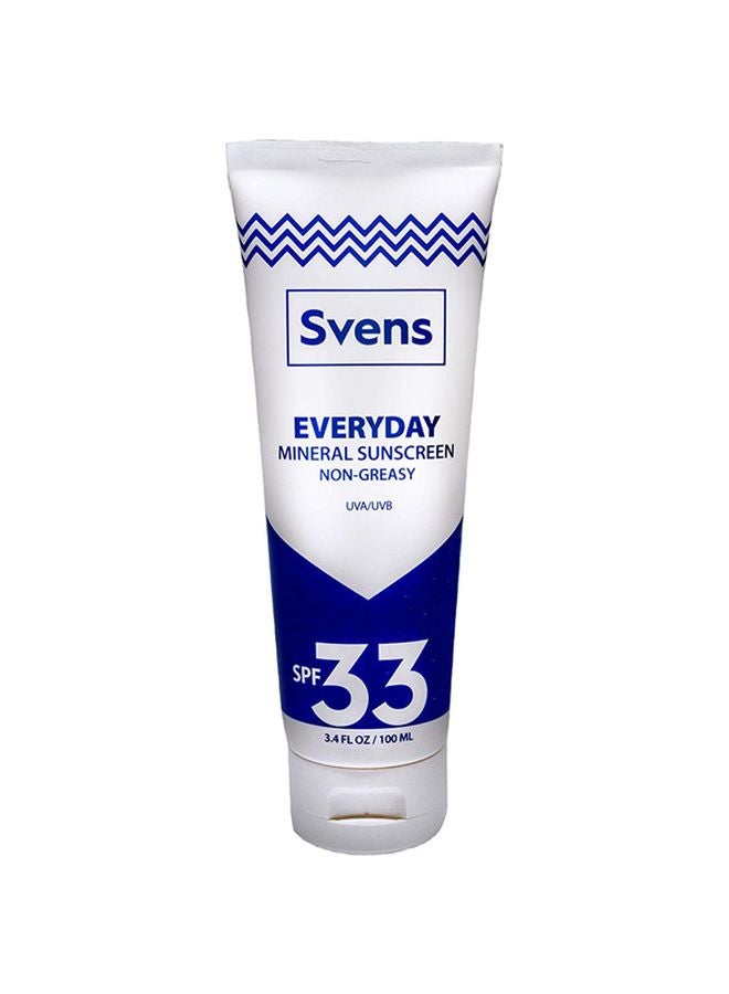 Svens Skincare - Everyday Mineral Sunscreen SPF 33 100ml - Image 1