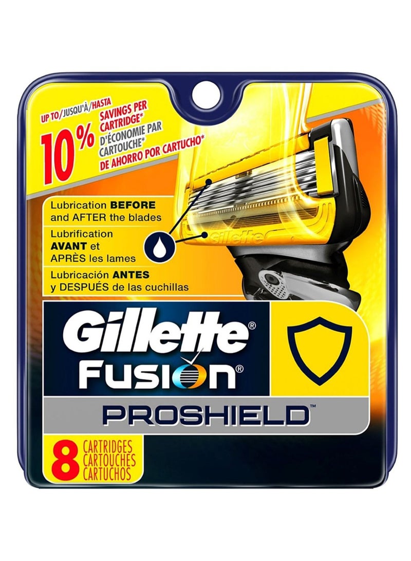 8-Piece Fusion Proshield Cartridge Set Multicolour