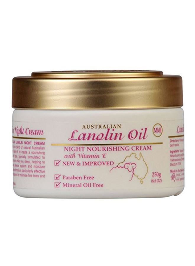 G AND M AUSTRALIAN CREAMS Lanolin Night Cream 250grams