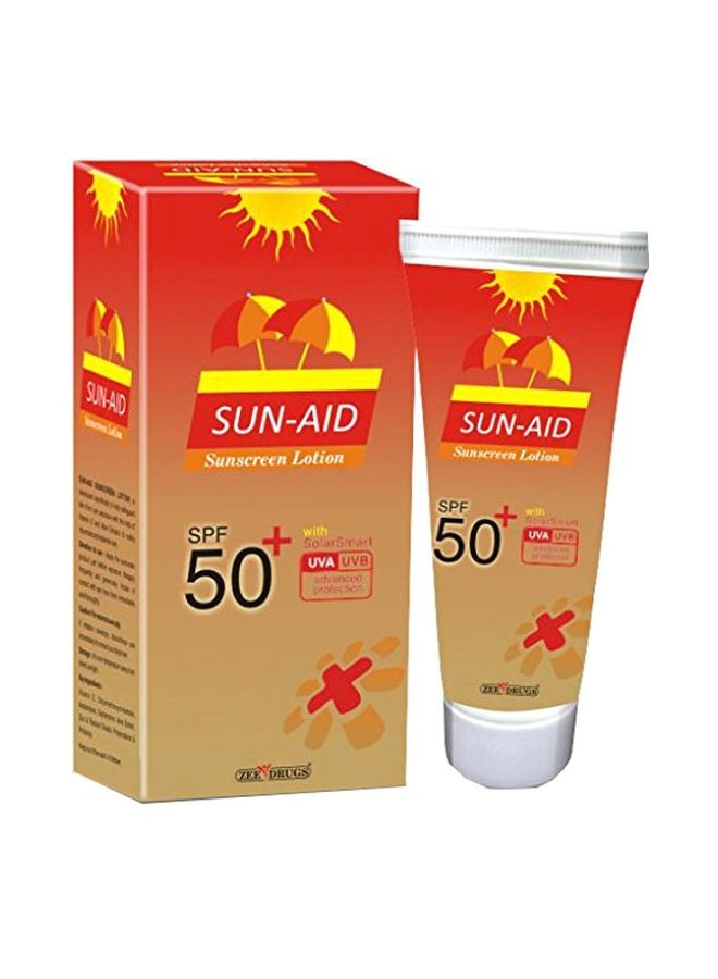 Generic Sun Aid Sunscreen Lotion SPF 50+ 100grams 