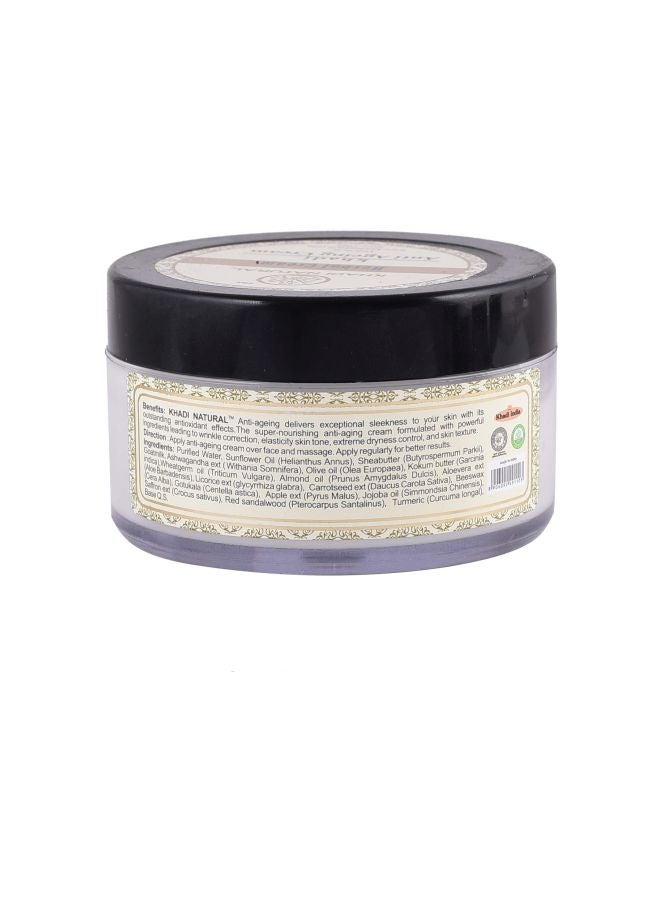 Khadi Natural Herbal Anti Ageing Cream 50grams - Image 3