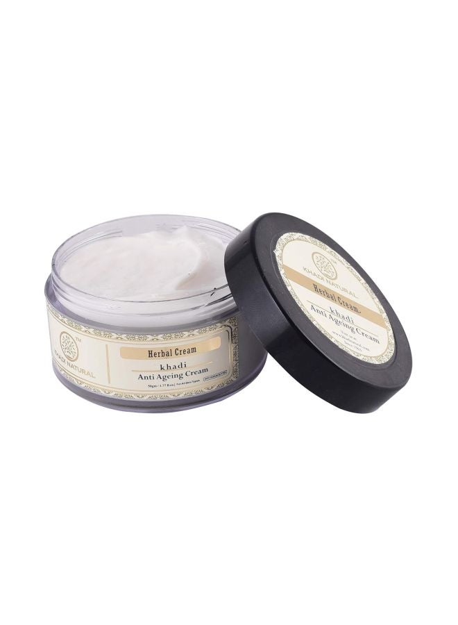 Khadi Natural Herbal Anti Ageing Cream 50grams - Image 4