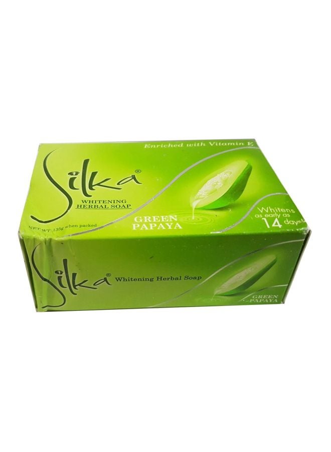 Silka Whitening Herbal Soap 135grams - Image 1