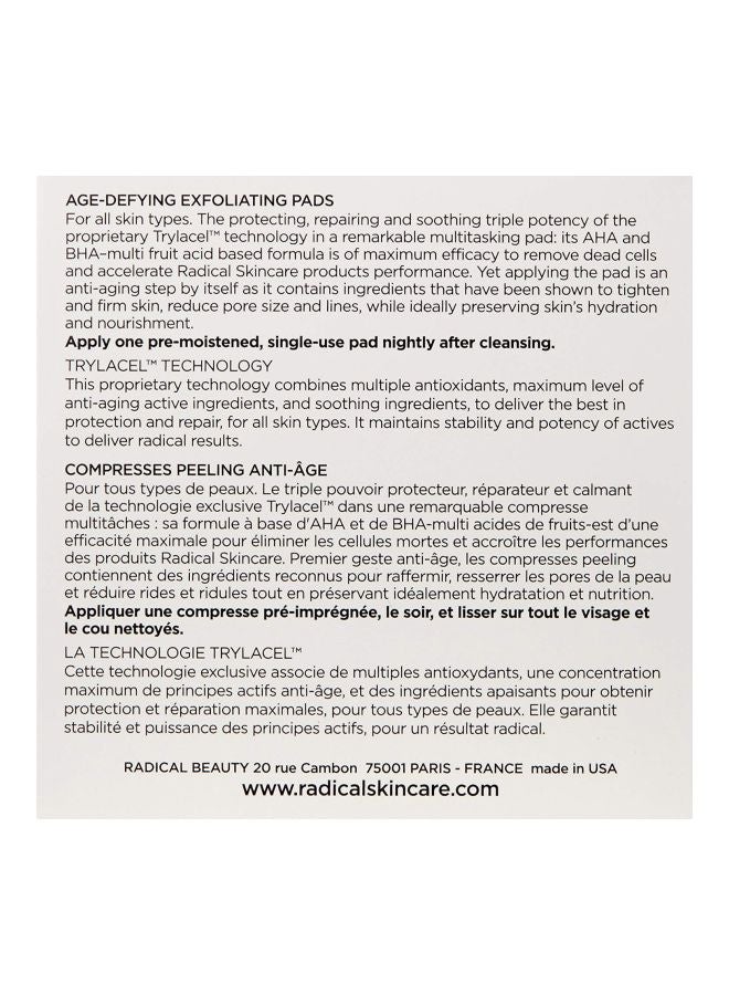 Radical Skincare - Age Defying Exfoliating Pads - Image 1
