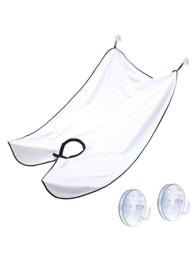 SUMAJU - Beard Apron With Clipping Catcher White - Image 1