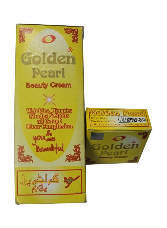 Golden 3-Piece Pearl Beauty Cream 28grams - Image 1