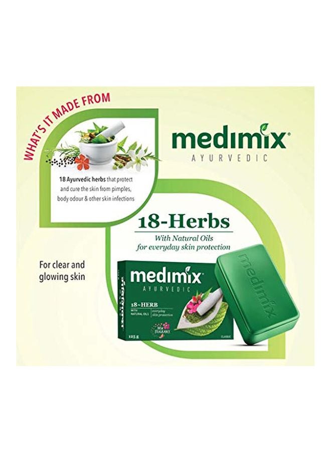 Medimix 8-Piece Classic 18 Herbs Soap 125grams  - Image 2
