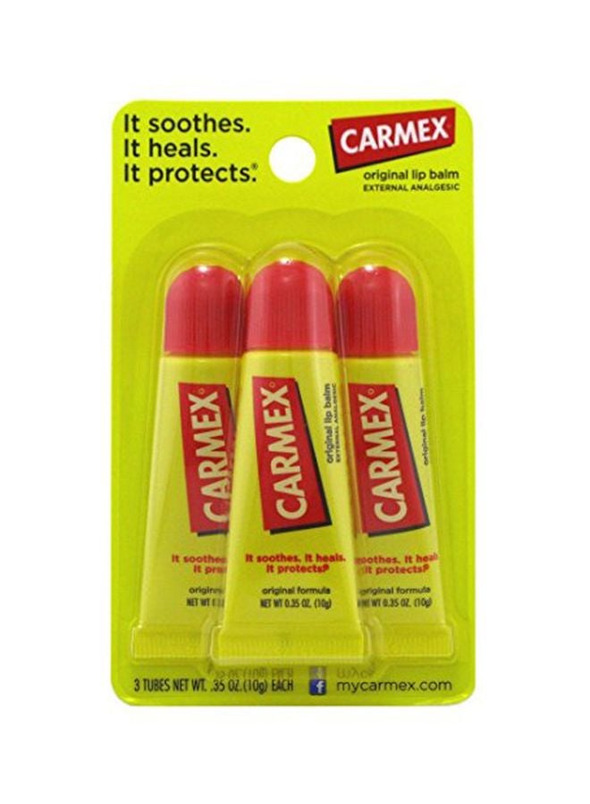 كارميكس مرطب شفاه أصلي، عبوة مكونة من 3 قطع 10x3جرام