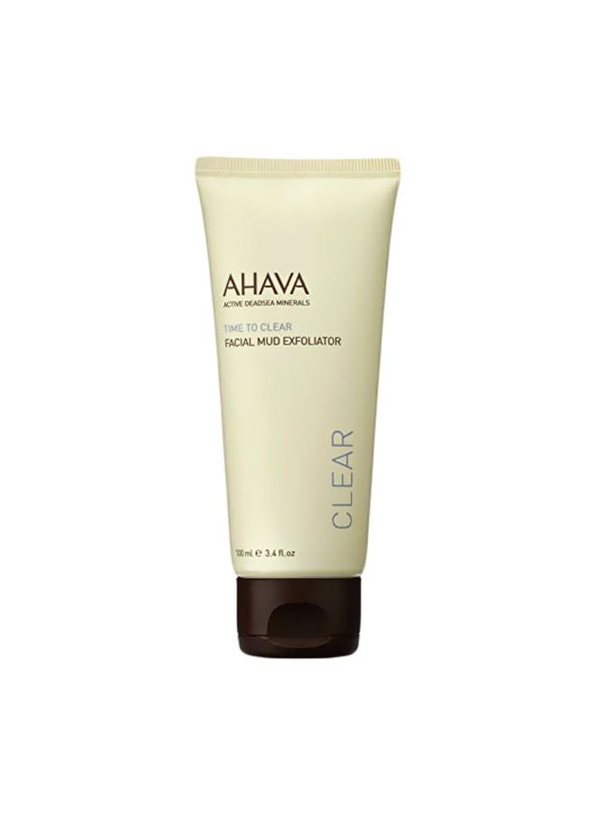 AHAVA Active Dead Sea Mineral - Time To Clear Facial Mud Exfoliator 3.4ml  - Image 1