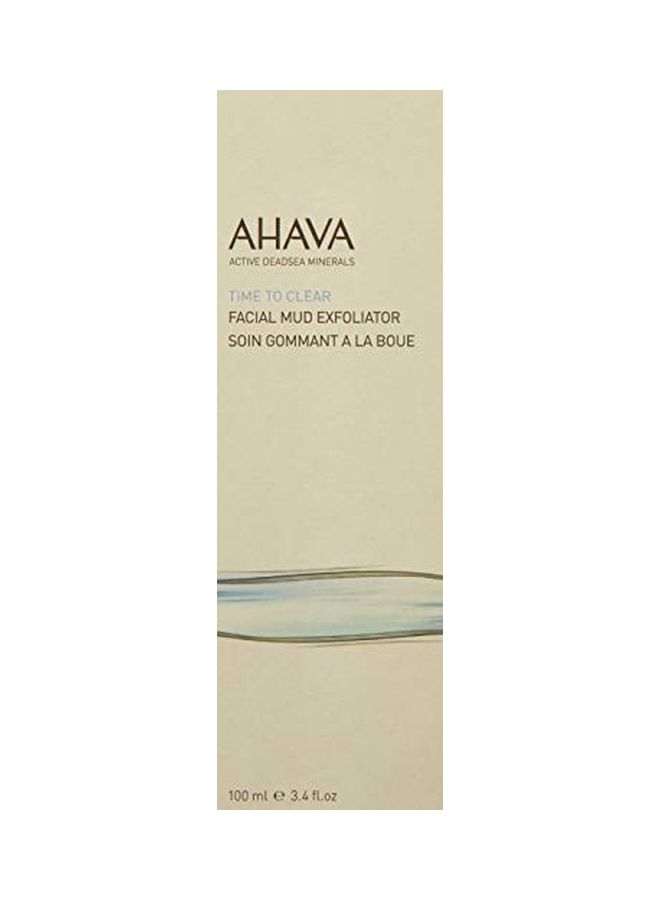 AHAVA Active Dead Sea Mineral - Time To Clear Facial Mud Exfoliator 3.4ml  - Image 3
