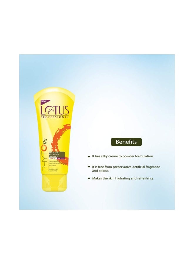 Lotus Professional Phytorx Silk Matte UV Defense Sunblock SPF50 75grams  - Image 3