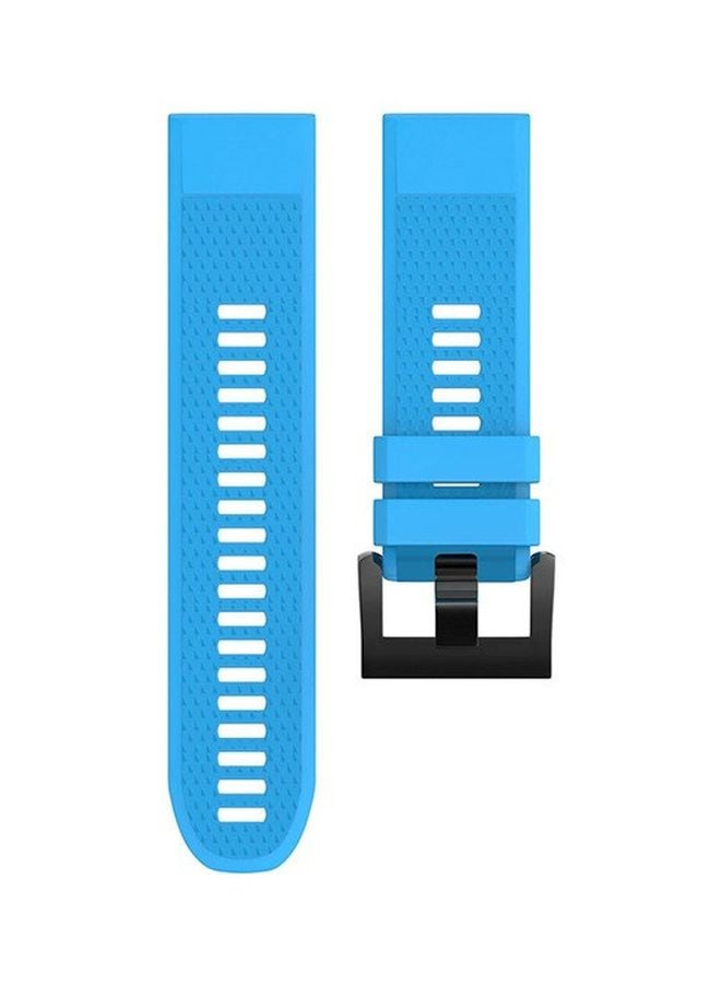 Replacement Strap For Fenix 5 22mm Sky Blue - Image 1