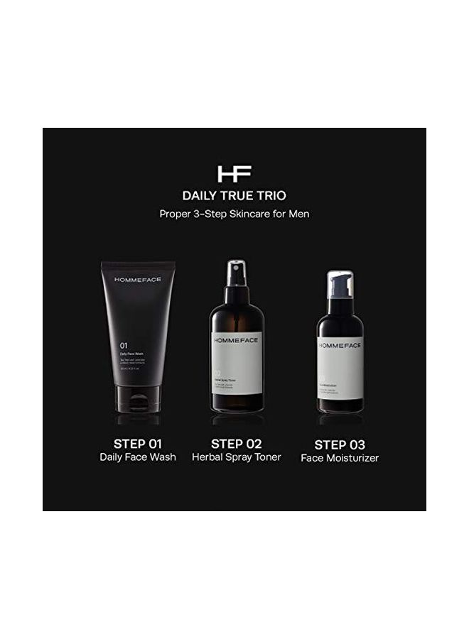 HOMMEFACE Pack Of 3 Daily Trio Skin Care Set  - Image 3