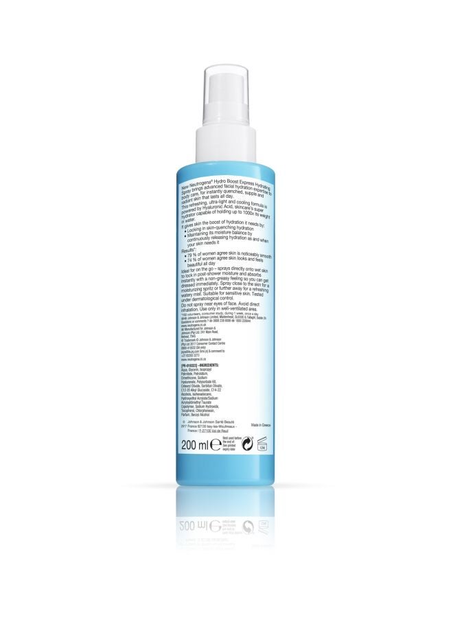 Neutrogena Hydro Boost Express Hydrating Spray 200ml  - Image 2