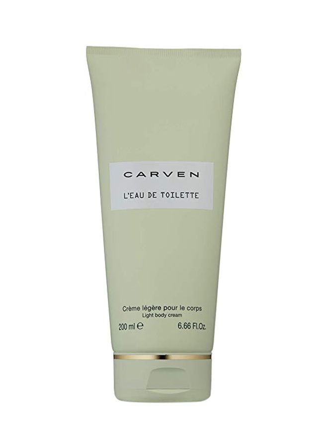 CARVEN L'eau De Toilette Light Body Cream - Image 1