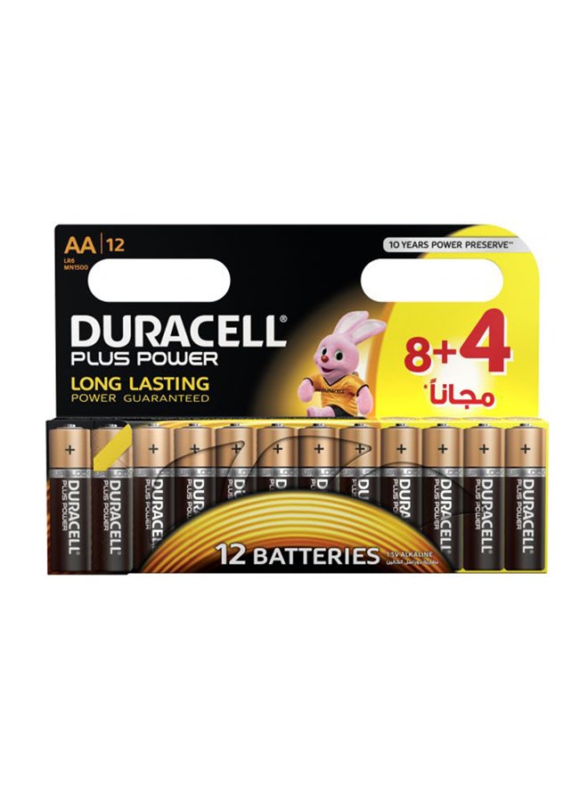 دوراسيل مجموعة بطاريات قلوية تبلغ 1.5 فولت من 12 قطعة متعدد الألوان - Image 1