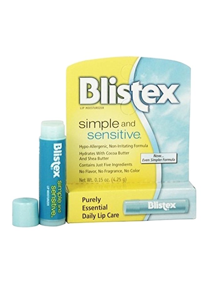 Blistex Simple And Sensitive Purely Essential Daily Lip Care 