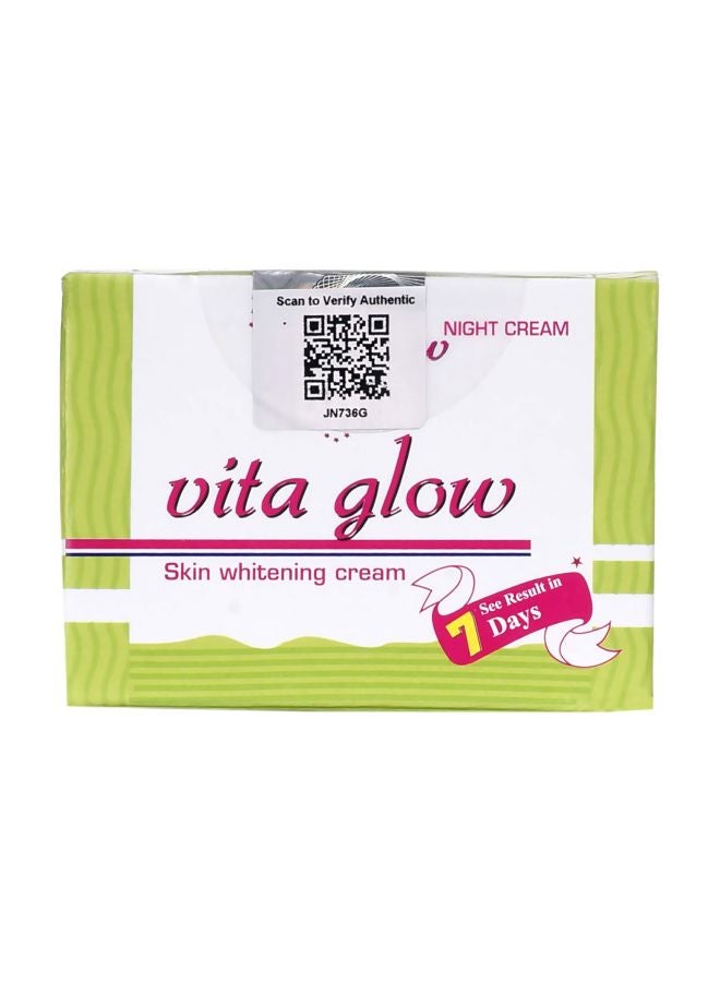 Vita Glow Skin Whitening Night Cream 30grams - Image 2