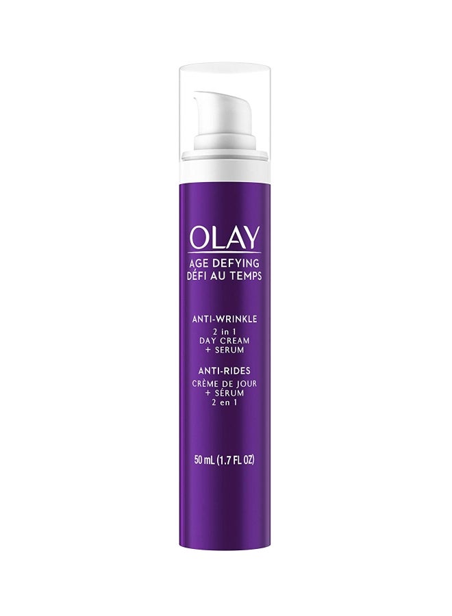Olay Age Defying Anti Wrinkle Day Cream With Serum 50ml - Image 1