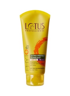 Lotus Phyto Rx Ultra Protect Sun Block SPF 70 PA+++ 50grams  - Image 1