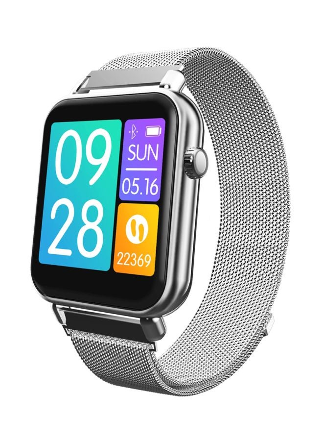 200.0 mAh Y6 Pro Bluetooth Smart Watch Silver - Image 1
