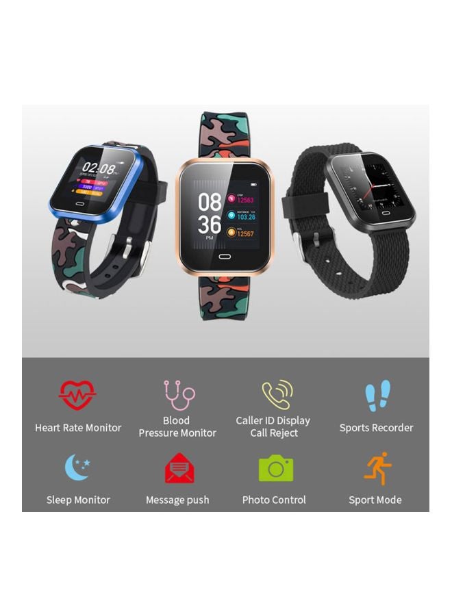 150.0 mAh CD16 Bluetooth Fitness Tracker Black - Image 2