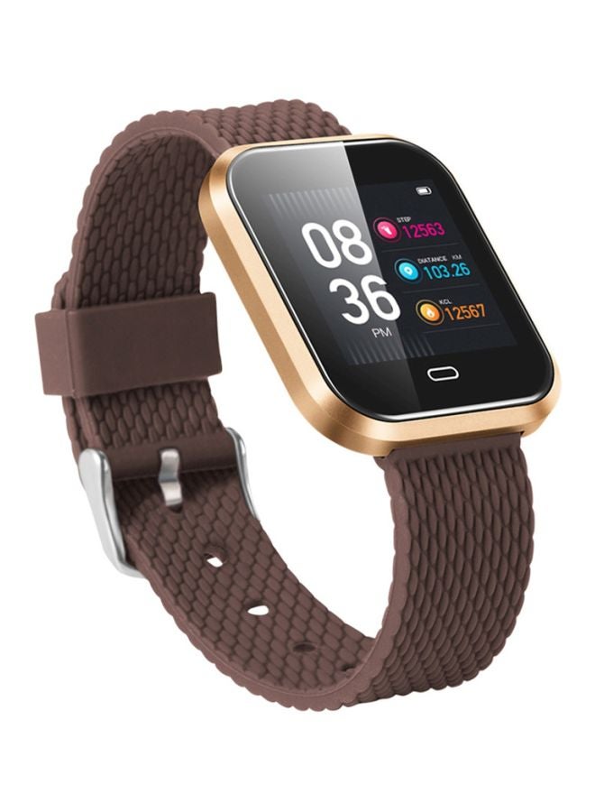 150.0 mAh CD16 Bluetooth Fitness Tracker Brown/Gold - Image 1