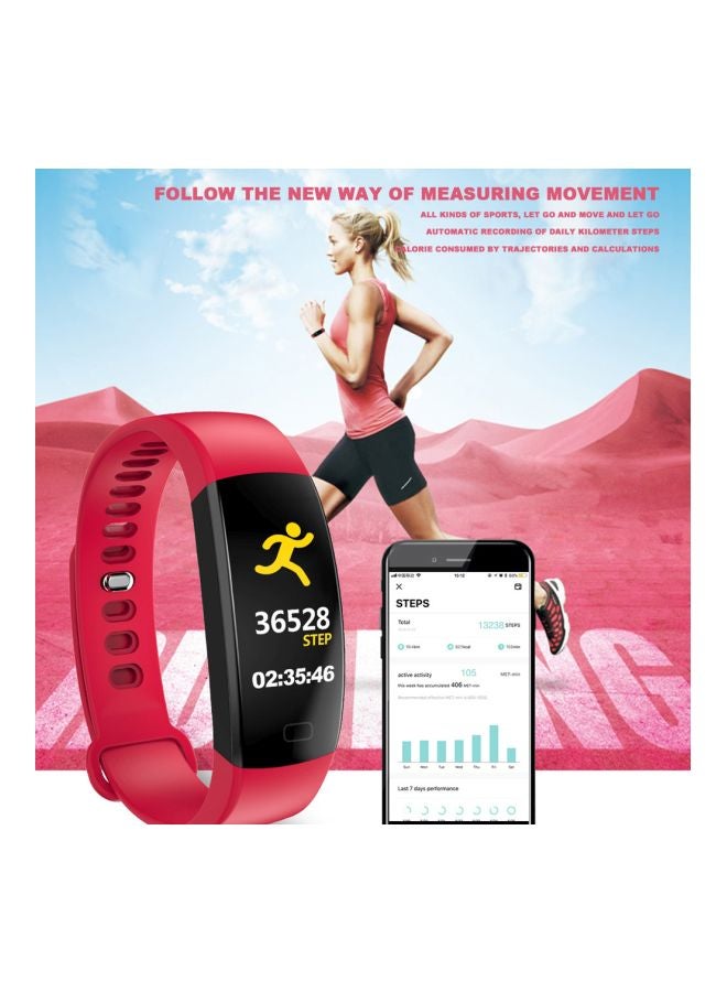 90.0 mAh F64 Bluetooth Fitness Tracker Blue - Image 5