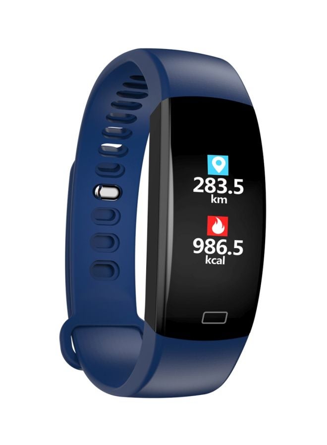 90.0 mAh F64 Bluetooth Fitness Tracker Blue - Image 1