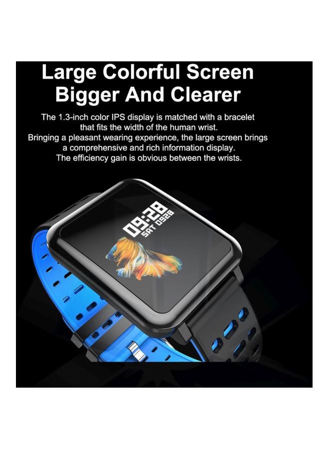 Generic - T2 Waterproof Smartwatch Blue/Black - Image 1