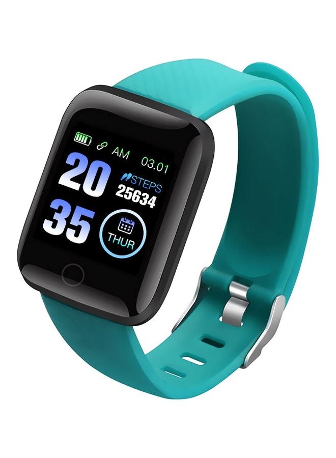 180.0 mAh 116 Plus Bluetooth Smartwatch Green/Black - Image 1