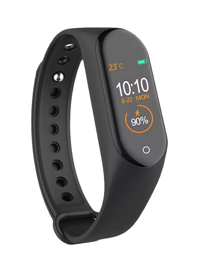 90.0 mAh M4 Pedomete Fitness Tracker Black  - Image 1